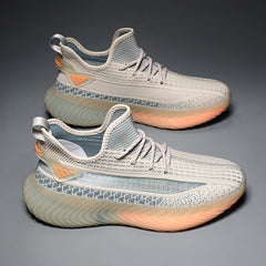 Men's Woven Breathable Casual Coconut Sports Shoes