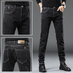 Trendy stretch casual business jeans