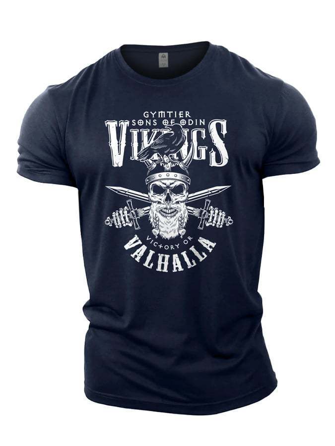 Men's Summer Pure Cotton Breathable Sports Casual T-shirt