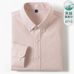 Men's High-end Business Casual Cotton Plaid Shirt