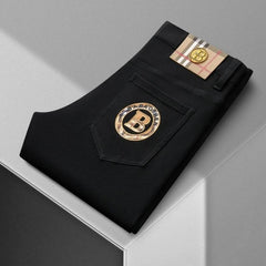 Men's Fashionable Cotton Embroidered All-match Jeans