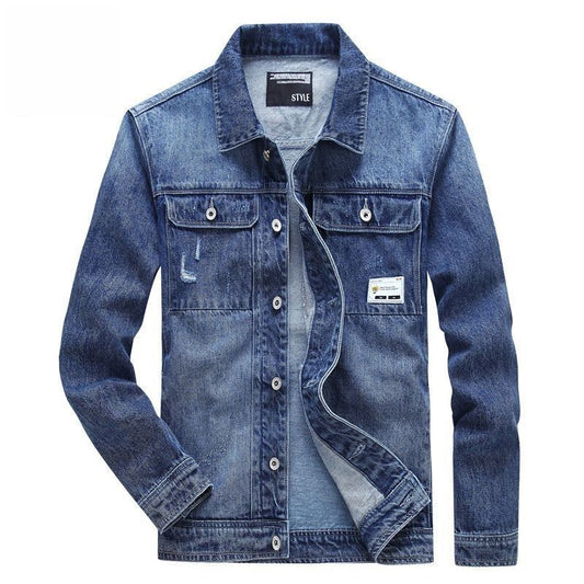 Men's Loose Casual Trendy Denim Jacket