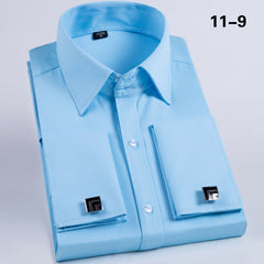 French cufflinks business shirt