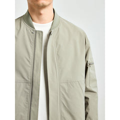 2023 Men's Simple Baseball Collar Casual Flight Suit Jacket