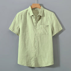 Men's Cotton and Linen Casual Shirts