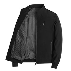 Men's Business Simple Stand Collar Jacket