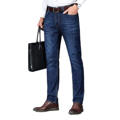 Men's Loose Straight Stretch Casual Jeans