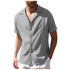 Men's Loose Casual Linen Shirt