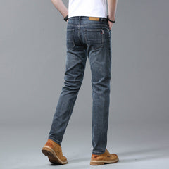 2024 New High-end Men's Straight Loose Large Size Stretch Business Casual Jeans