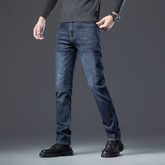 2024 New High-end Men's Straight Slim Stretch Casual Jeans