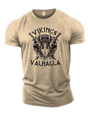Men's Summer Pure Cotton Breathable Sports Casual T-shirt
