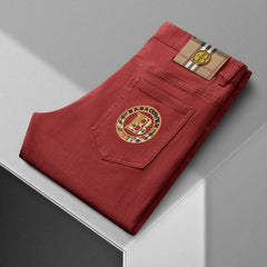 Men's Fashionable Cotton Embroidered All-match Jeans
