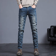 New Straight Elastic Casual All-Match Jeans