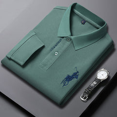 Men's Stylish Embroidered All-match Casual Polo Shirt
