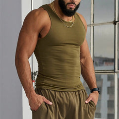 Men's Threaded Tights Fitness Vest