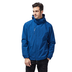 Men's Winter Thickened Fleece Windproof and Waterproof Mountaineering Jacket