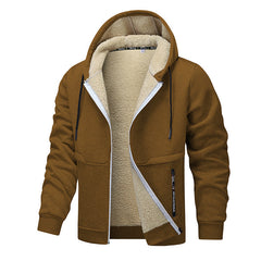 Men's New Casual Lambskin Thickened Jacket