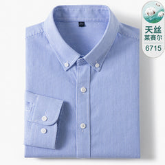 Men's High-end Business Casual Cotton Plaid Shirt