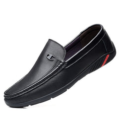 Men's New Crocodile Pattern Casual Leather Shoes