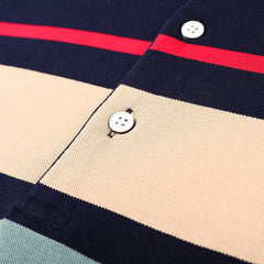 Top Grade New Summer Brand Striped Embroidery Mens Designer Polo Shirts
