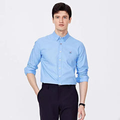 Italian high-end 100% cotton business casual shirt