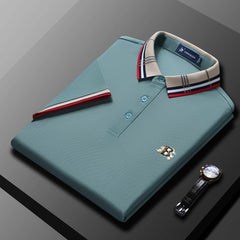 New mulberry silk polo shirt