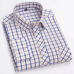 100% cotton plaid shirt