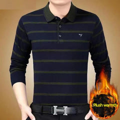 Men's plus fleece padded sweater