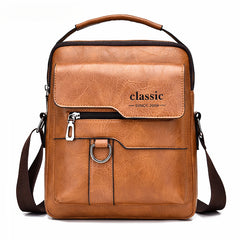 Men's Waterproof and Wear-resistant Shoulder Bag Large Capacity Commuter Messenger Bag