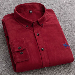 98% Cotton Men's Fall Corduroy Shirt [7 Colors]