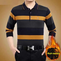 Men's plus fleece padded sweater