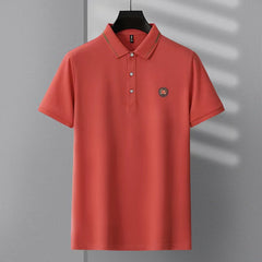 Short fashion casual polo shirt