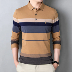 Classic striped polo shirt