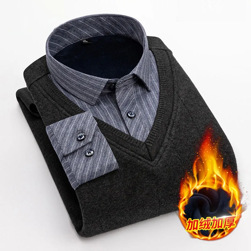Plus fleece sweater