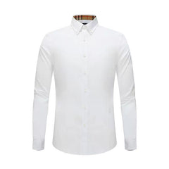 Italian solid color casual high-end business shirt