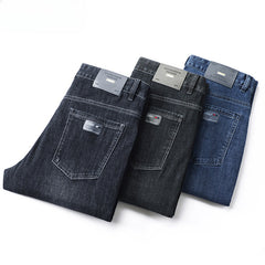 Men's Straight Loose Stretch Casual Jeans