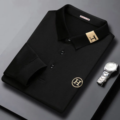 Simple lapel polo shirt