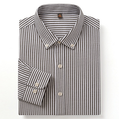 Men's Business Casual Striped Shirt