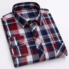 100% cotton plaid shirt