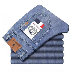 Straight Leg Casual Business Jeans