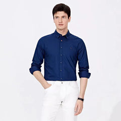 Italian high-end 100% cotton business casual shirt