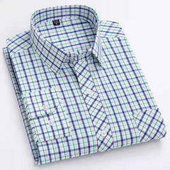 100% cotton plaid shirt