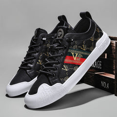 Men's New All-match Genuine Leather Casual White Shoes