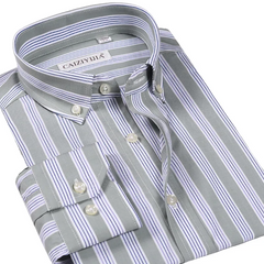Warm color striped shirt