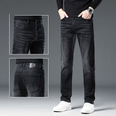Men's Casual Stretch Straight Business Jeans