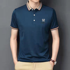 Fashion casual business lapel polo shirt
