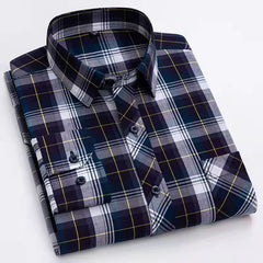 100% cotton plaid shirt