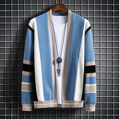 2022 new striped cardigan