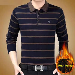 Men's plus fleece padded sweater