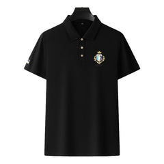 2024 New Style Embroidered Lapel Simple Casual Cotton Polo Shirt